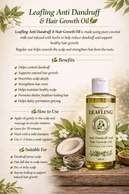 LEAFLING  Anti Dandruff & Hair Growth Oil