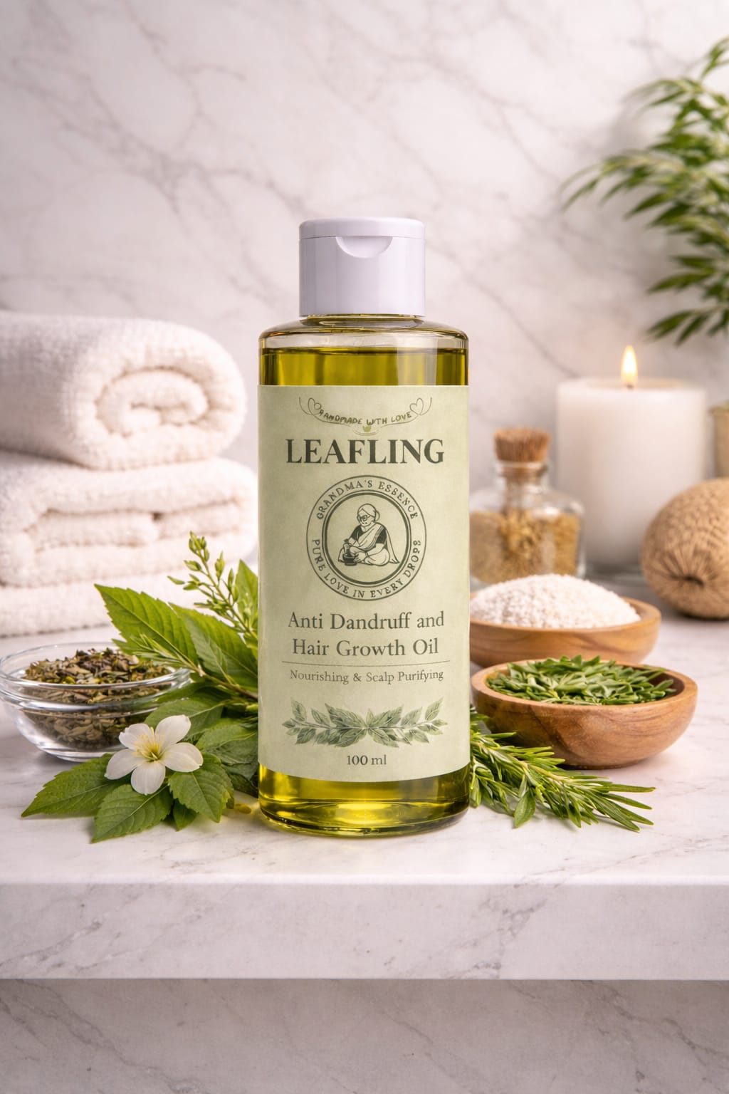 LEAFLING  Anti Dandruff & Hair Growth Oil